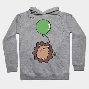 Green Balloon Hedgehog Hoodie